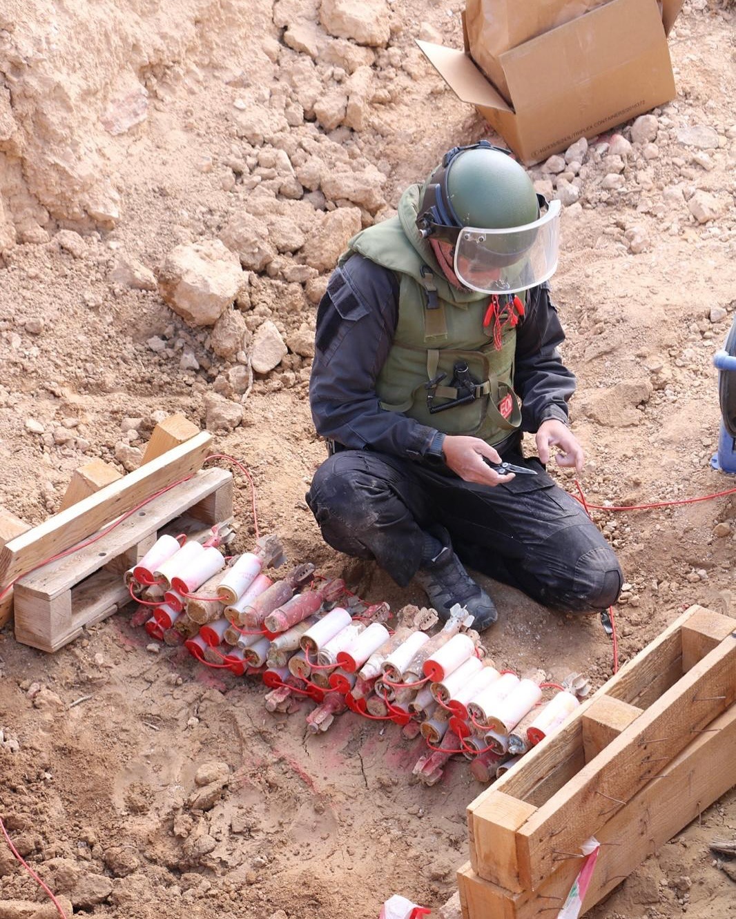 Landmine Clearing Vehicle